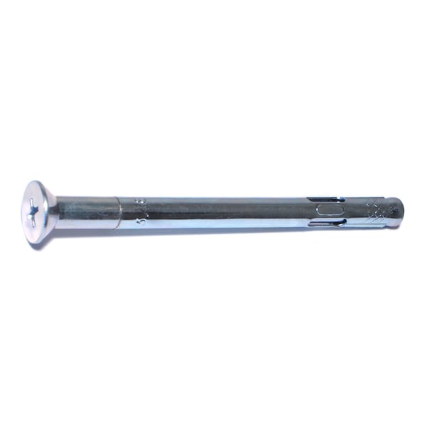 Red Head Sleeve Anchor, 3/8" Dia., 5" L, Steel Zinc Plated, 25 PK 50362 - main